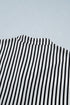 Striped Pattern Half Sleeve Button Up Blouse