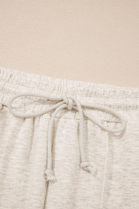 Solid Active Polo Tee Casual Matching Pant Set