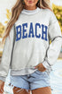 Usa America Reversible Mock Neck Dual Word Graphic Sweatshirt