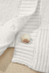 Polka Dot Button Front Oversized V Neck Cardigan