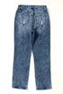 Distressed Frayed Slim Fit High Waist Denim Jeans