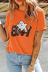 Light Catching Sequin Ghost Graphic T Shirt