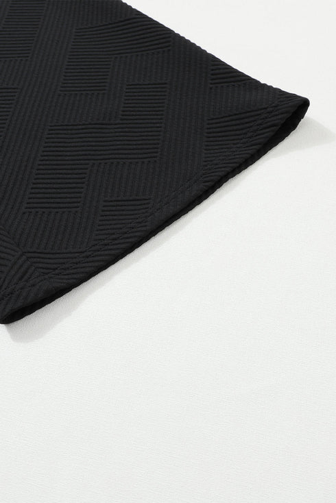 Ultra Loose Textured Slouchy Matching Pant Set