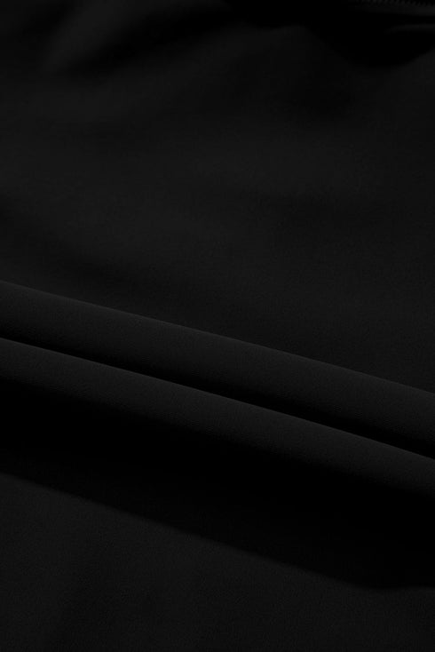 Ruffle Strap Cutout Wrapped Bodice Tankini Top