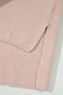 Split Hem High Neck Sleeveless Shift Sweater Vest