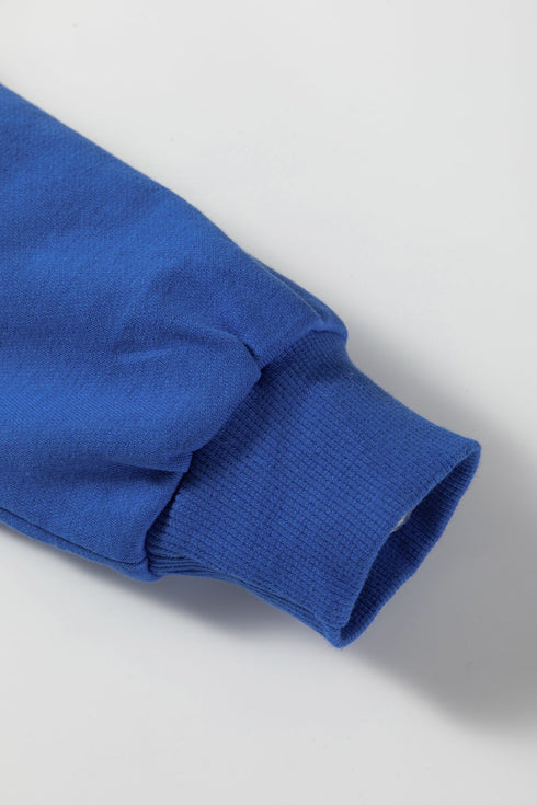 Varsity Stripe Contrast Trim Pullover Skort Two Piece Dress