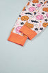 Allover Pumpkin Print Long Sleeve Coordinated Lounge Set