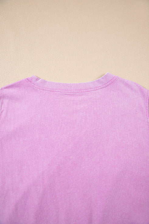 Mineral Wash Tank Top Split Skirt Two Piece Dress