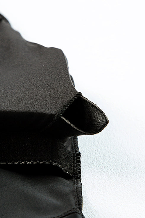 Snap Button Front Tank Style Swim Top