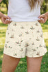 Wild Duck Mallard Print Drawstring Stretch Denim Shorts