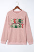 Merry And Bright Corduroy Crew Neck Holiday Pullover