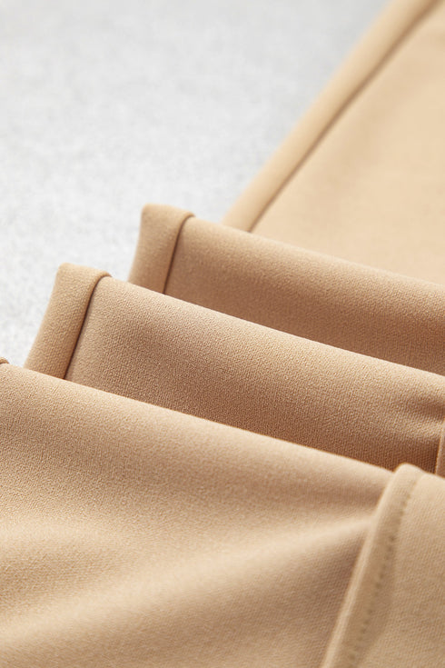 High Waist Full Length Regular Fit Pants