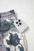Camo Print Drawstring Waist Patch Pocket Pants