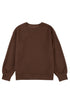 Textured Round Neck Drop Shoulder Pullover Sweatshirt