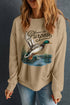 Created Purpose Western Mallard Graphic Pullover Sweatshirt