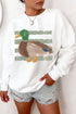 Polyester Cotton Western Duck Graphic Pullover Sweatshirt