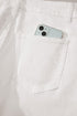 Rolled Cuff Stretch Bermuda Denim Shorts