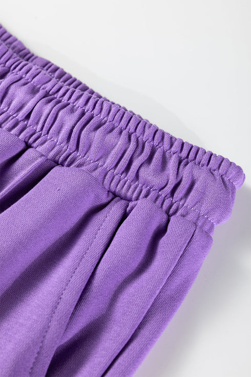 Active Collared Pullover And Central Seam Pant Set