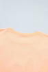 Embroidered Pumpkin Graphic Face Drop Shoulder Sweatshirt