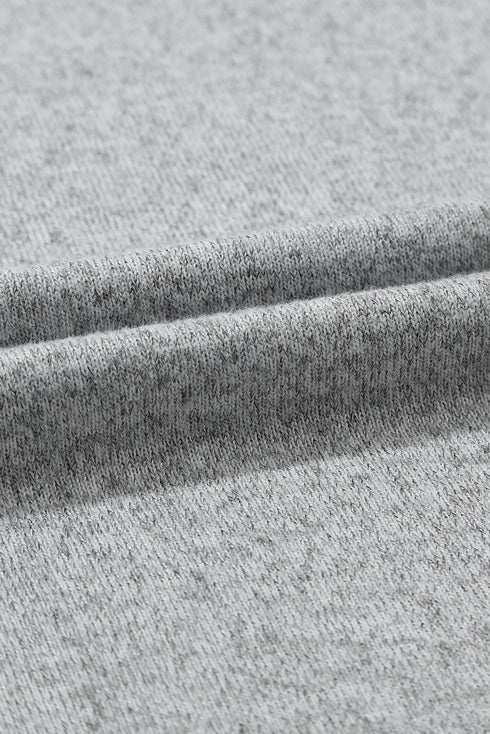 Star Print Long Sleeve Drawstring High Waist Pant Set