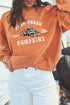 Corded Ribbed Farm Fresh Pumpkins Graphic Pullover Sweatshirt