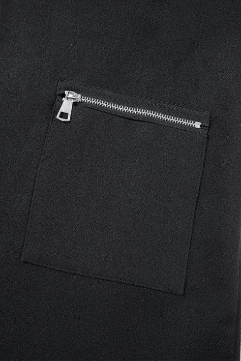 Casual Stretch Zip Up Hooded Coat