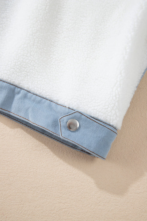 Exclusive Soft Sherpa Fleece Button Front Jacket