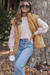 Pure Polyester Oversized Stand Collar Zip Vest