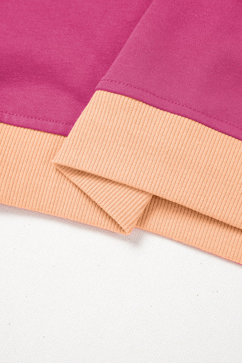 Paneled Loose Pullover And Lace Up Skort Two Piece Set