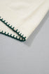 Viscose Polyester Blend Applique Stitched Tree Sweater