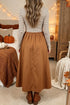 Striped Ribbed Knit Bodice Patchwork Flared Maxi Dress