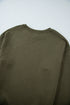Textured Round Neck Drop Shoulder Pullover Sweatshirt