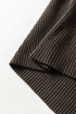 Western Ribbed Knit High Neck Slim Fit Sweater Vest