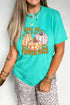 Polyester Cotton Blend Pumpkin Patch Graphic Tee