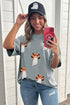 Ghost Print Short Sleeve Loose Fit Tee