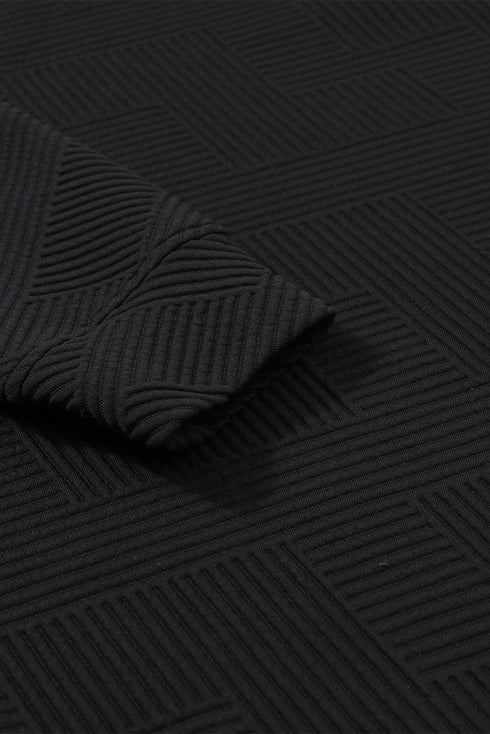 Ultra Loose Textured Slouchy Matching Pant Set