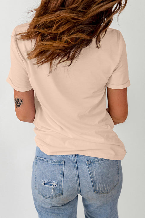 Howdy Honey Western Letter Print Graphic Tee