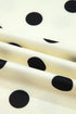 Vintage Inspired Polka Dot Mock Neck Dolman Top