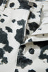 Abstract Print Metal Button Regular Fit Full Length Jeans