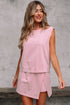 Mineral Wash Tank Top Split Skirt Two Piece Dress