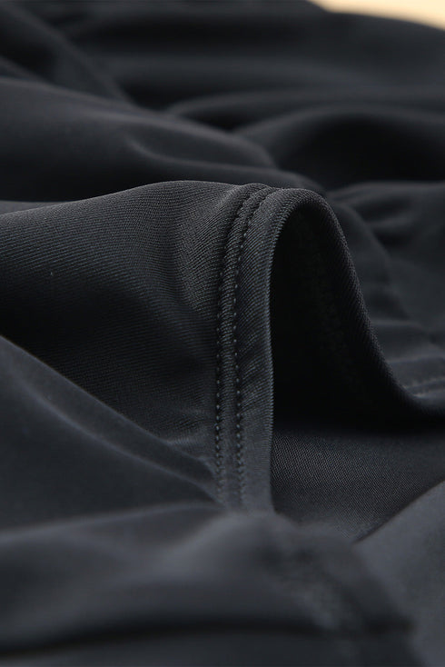 High Rise Ruched Front Bikini Bottom