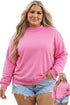 Reversible Double Wear Exposed Seam Detail Sweatshirt