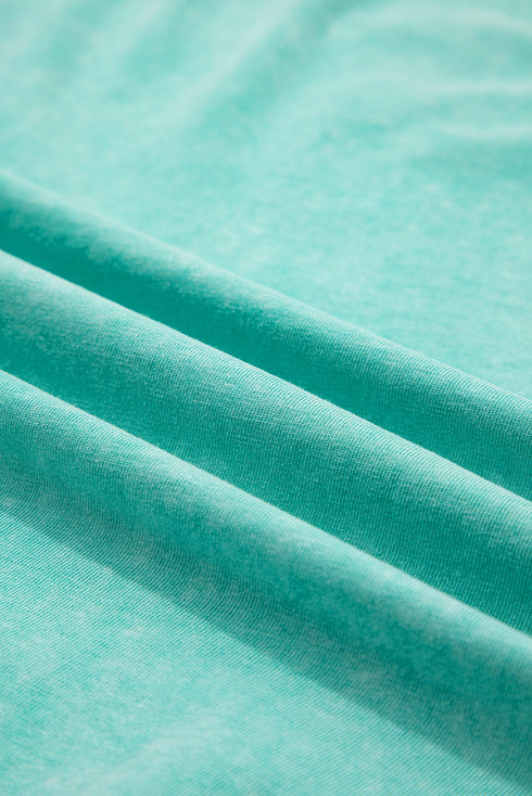 Mineral Wash Tank Top Split Skirt Two Piece Dress