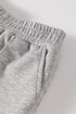 Zip Sailor Collar Pullover Athleisure Sweatpants Two Piece Pant Set