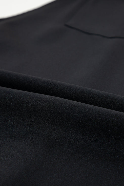 Minimalist Button Strap Pinafore Overall Dress