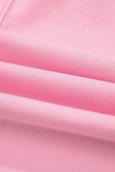 Solid Raw Edge Half Sleeve Pocketed Loose Romper