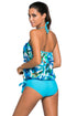 2Pcs Bandeau Tankini Swimsuit