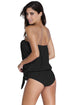 2Pcs Bandeau Tankini Swimsuit