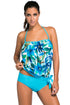 2Pcs Bandeau Tankini Swimsuit