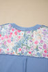 All Over Floral Print Round Neck Long Sleeve Top